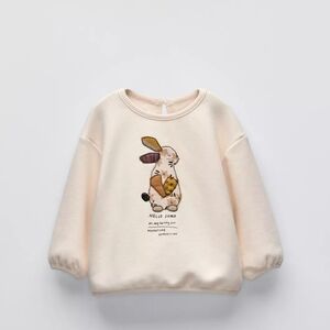 Nwt! Zara Patchwork Bunny Pullover Suze 6-9m
